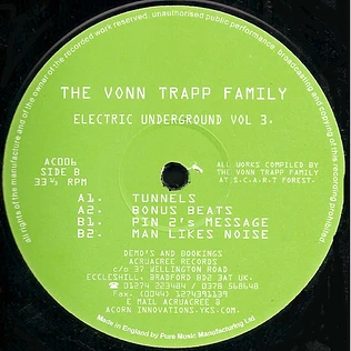 The Vonn Trapp Family - Electric Underground Vol. 3