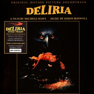 Boswell Simon - OST Deliria (Stage Fright) Marbled Yellow Vinyl Edition