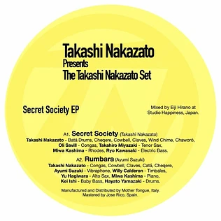 Takashi Nakazato Pres. "The Takashi Nakazato Set" - Secret Society EP