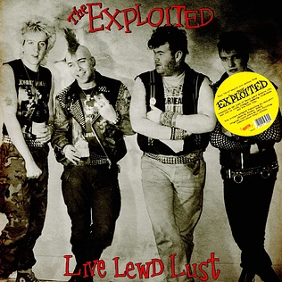 Exploited - Live Lewd Lust Yellow Vinyl Edtion