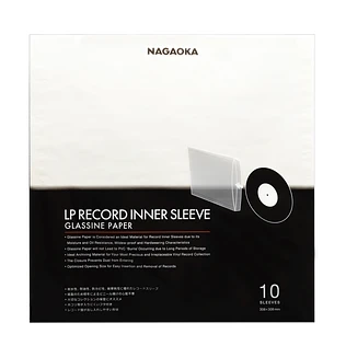 10x 12" Record Inner Sleeves - GRS-LP10 - Innenhüllen (Japan Sleeves / weiß)