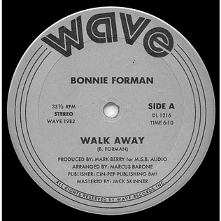 Bonnie Forman - Walk Away