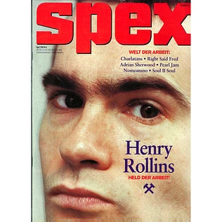 Spex - 1992/04 Henry Rollins, Charlatans, Right Said Fred, Pearl Jam u.a.