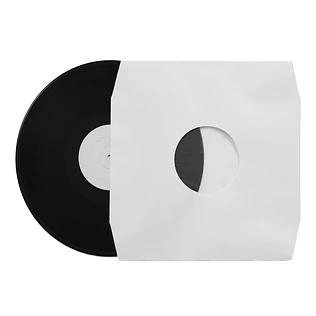 50x 12" Record Inner Sleeves - Innenhüllen (Eckschnitt / weiß 90 g/m²)