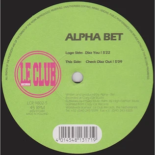 DJ Alpha-bet - Dizz You!