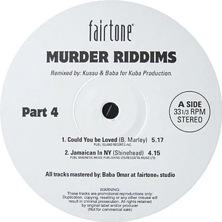 V.A. - Murder Riddims Part 4