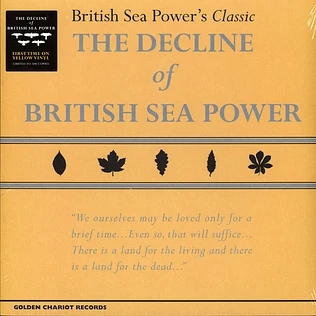British Sea Power - The Decline Of British Sea Power Yellow Vinyl Edtion