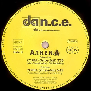 A.T.H.E.N.A - Zorba Sirtaki Mix