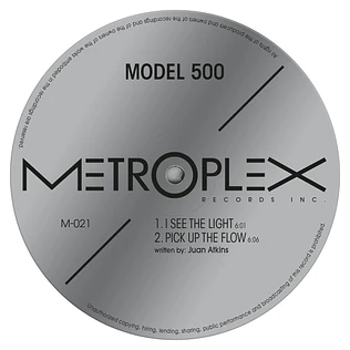 Model 500 - I See The Light / Pick Up The Flow