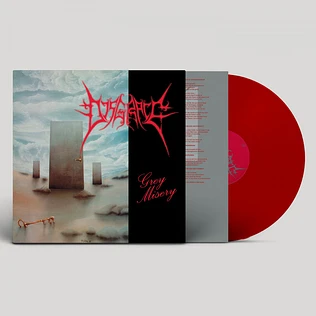 Disgrace - Grey Misery Transparent Red Vinyl Edition