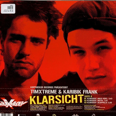 Def Kev Featuring Ju / Tim Xtreme & Karibik Frank - Das A&O / Klarsicht