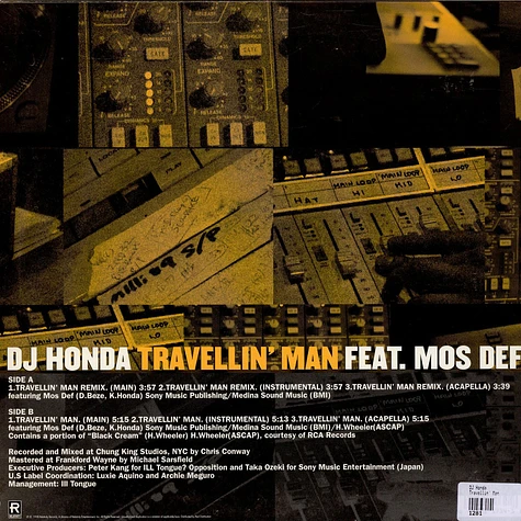 DJ Honda - Travellin' Man