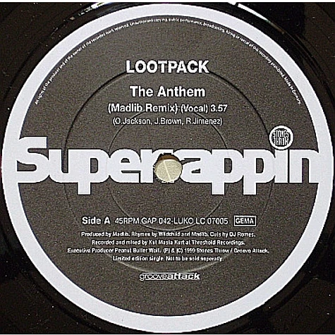 Lootpack - The Anthem (Madlib Remix)
