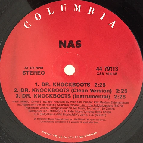 Nas - Nas Is Like / Dr. Knockboots