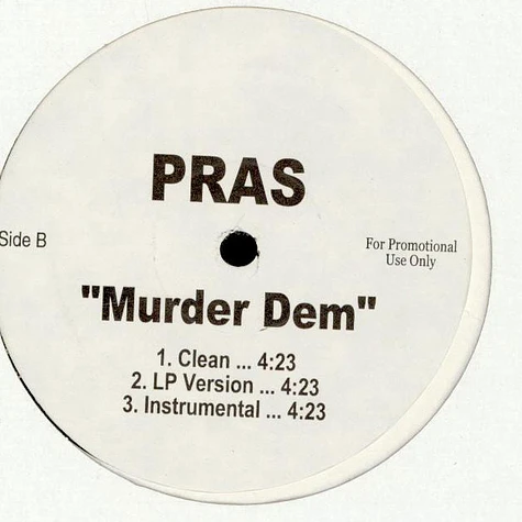 Pras Michel - Yeah Eh' Yeah Eh' / Murder Dem