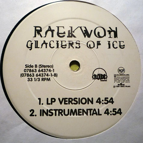 Raekwon Featuring Tony Starks - Criminology / Glaciers Of Ice