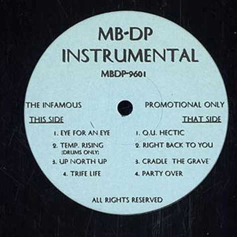 Mobb Deep - The infamous Instrumentals