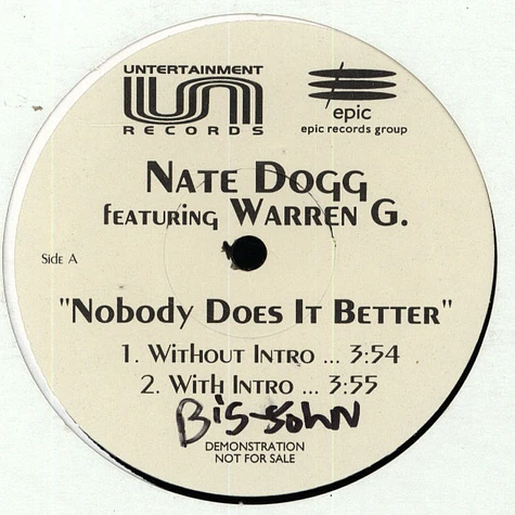 Nate Dogg - Nobody does it better feat. Warren G