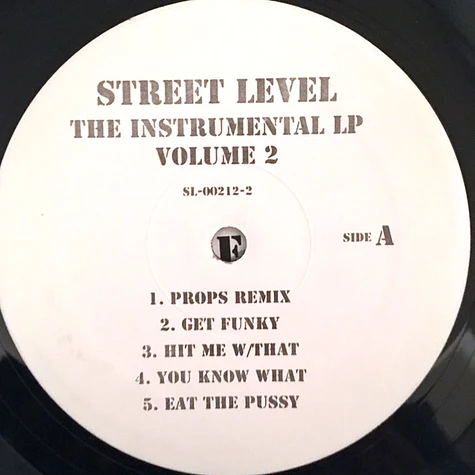 The Beatnuts - Street Level - The Instrumental LP (Volume 2)