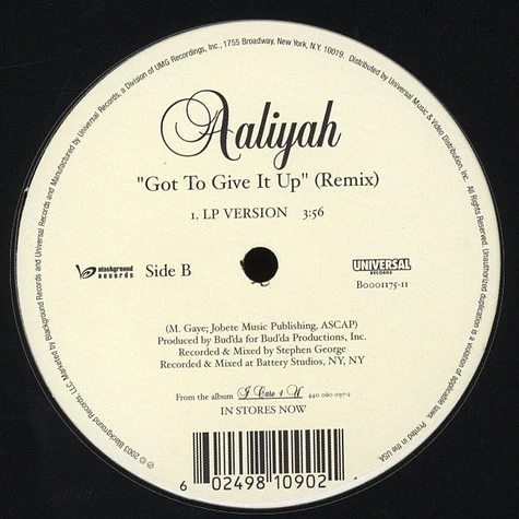 Aaliyah - Don't know what to tell ya