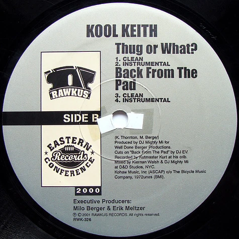 Kool Keith - Stank MC's b/w Thug Or What?
