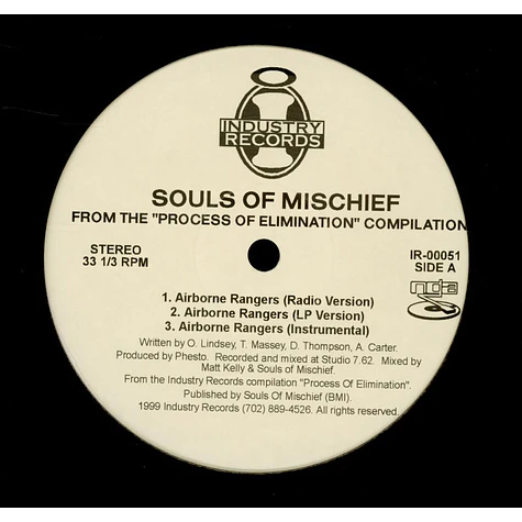 Souls Of Mischief / Swollen Members - Airborne Rangers / Groundbreaking