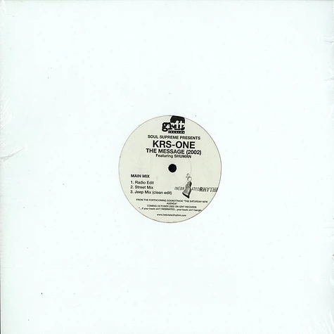 KRS-One - The message 2002 feat. Shuman