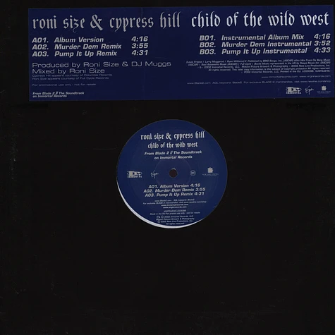 Roni Size & Cypress Hill - Child Of The Wild West