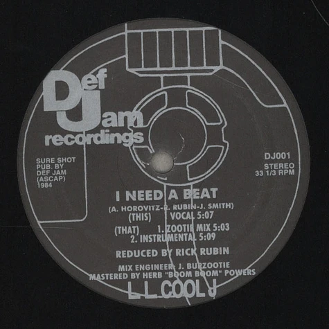 LL Cool J - I need a beat