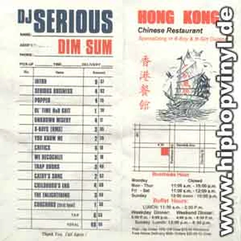 DJ Serious - Dim sum