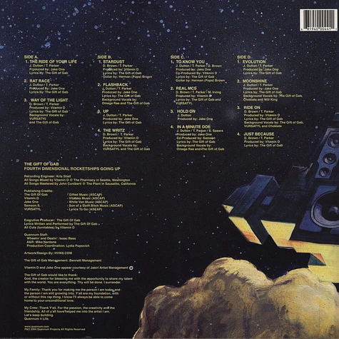 Gift Of Gab of Blackalicious - 4Th Dimensional Rocketship Going Up