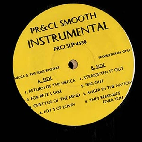 Pete Rock & C.L. Smooth - Mecca And The Soul Brother Instrumentals