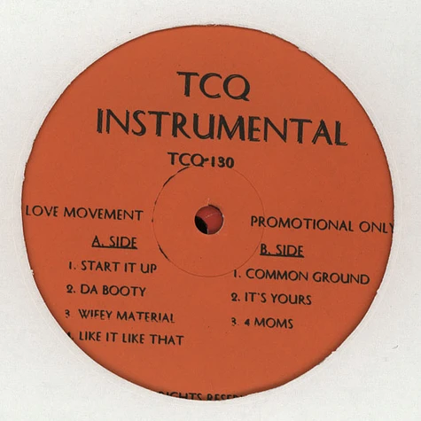 A Tribe Called Quest - Love movement instrumentals