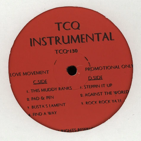 A Tribe Called Quest - Love movement instrumentals