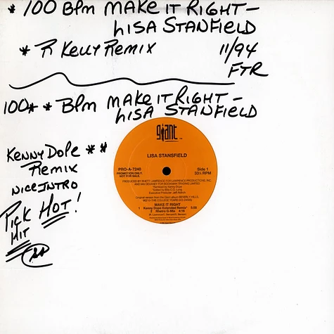 Lisa Stanfield - Make it right