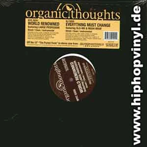 Organic Thoughts - World renowned feat. Large Professor