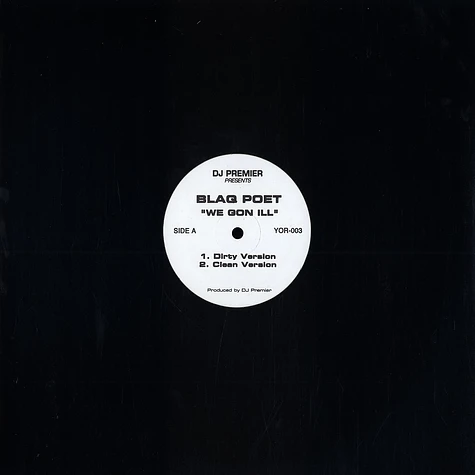 Blaq Poet of Screwball - We gon ill