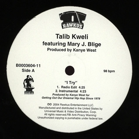 Talib Kweli - I try feat. Mary J.Blige