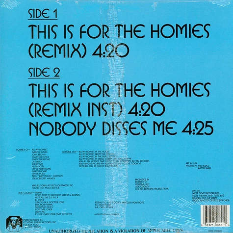 Rodney O & Joe Cooley - This is for the homies