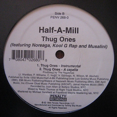 Half-A-Mill - Thug Ones