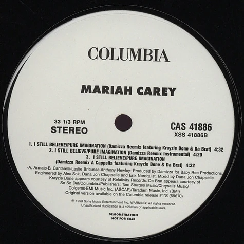 Mariah Carey - I still believe remixes