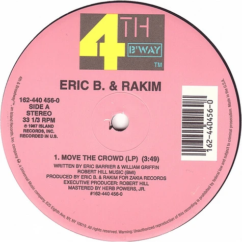 Eric B. & Rakim - Move The Crowd / Paid In Full