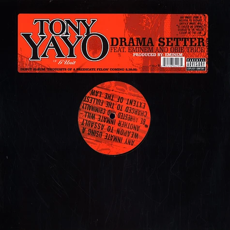 Tony Yayo of G-Unit - Drama setter feat. Eminem & Obie Trice