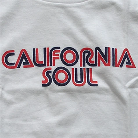 Ubiquity - California soul Women T-Shirt (blue/red font)