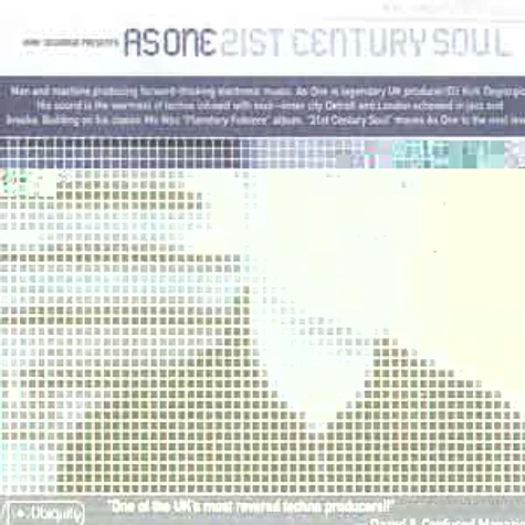 As One - 21st century soul