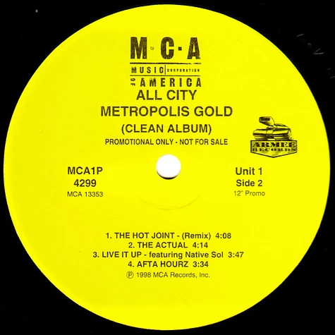 All City - Metropolis Gold