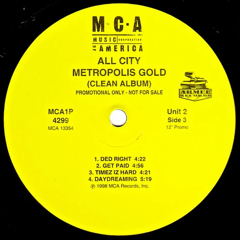 All City - Metropolis Gold