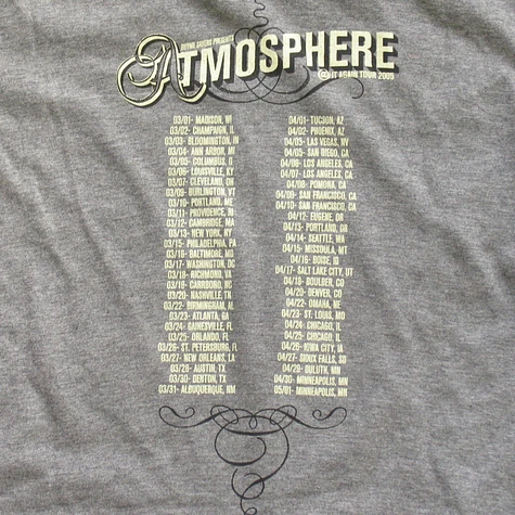 Atmosphere - 2005 tour T-Shirt Women