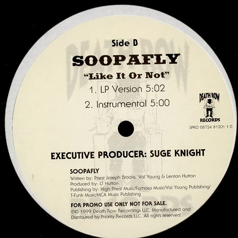 Soopafly - Like It Or Not