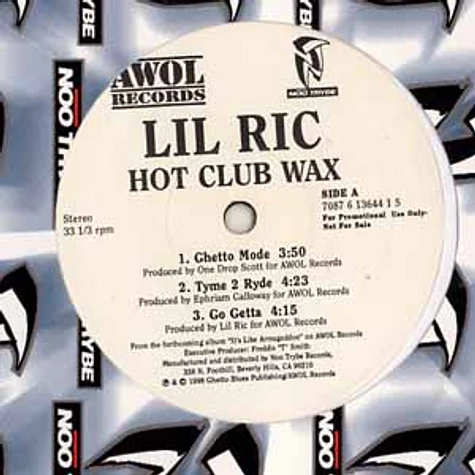 Lil Ric - Hot club wax